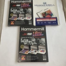 2 High Quality Hammermill Jet Print Ultra Ink Jet Paper 8.5