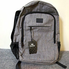 MATEIN Solid Laptop Backpack with Built-In USB Port, Gray/Black Backpack picture