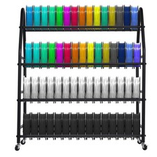 3D Printer Filament Storage Rack 4-Tier 3D Printer Stand with Wheels picture