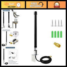 Tri-Band WiFi Antenna Set 2.4G 5GHz Long Range Outdoor Omni Directional 10ft Cab picture