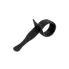 Rip-Tie® Y-08-IPL-BK Rip-Tie Lite Cable Tie (10 Pack, Black, 12