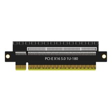 PCIe 5.0 x16 Riser Adapter Card - Straight Angle for 1U/2U Servers, High-Speed picture