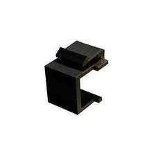 Signamax CMK-BL-BK Blank Keystone Module Black (1 Pack of 10) picture