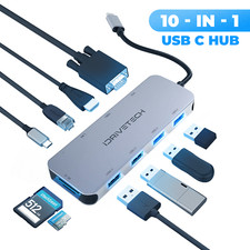 iDriveTech 10-in-1 USB C Hub Multi Purpose picture