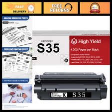 High Yield Black Toner Cartridge Compatible with Canon S35 - 4000 Pages, 1-Pack picture