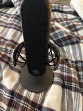 SteelSeries Alias Pro XLR Cardioid Desktop Mic w/ Boom Arm, Black, Mute/Gain picture