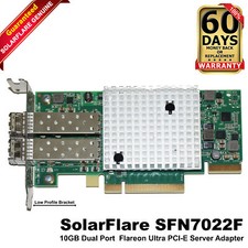 SolarFlare SFN7022F 10Gbps Dual-Port SFP+ PCIe 3.0x8 Network Adapter Low Profile picture