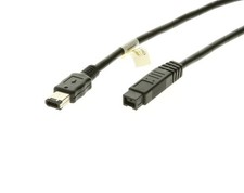CABLEMAX FireWire 800 to 400 Cable - 6ft - Connect 9-Pin to 6-Pin Devices for picture