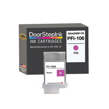 DoorStepInk Compatible Ink Cartridges For Canon PFI-106 Magenta 130ml-USA picture