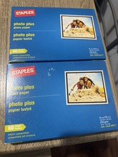STAPLES PHOTO PLUS GLOSS PAPER/60 SHEETS/4