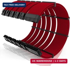 16AWG PSU Cable Extension Kit with Cable Combs,1x24pin ATX/2x8pin(4+4) EPS/3x8pi picture