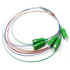 1X4 SC/APC SM Single Mode 0.9mm G657A1 PVC LSZH 1m FTTH Fiber Optic Splitter picture