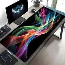 1pc Multi-Size Rubber Mouse Pad 2D Flat Durable Wear-Resistant Iridescent Lumi picture