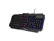 MSI FORGE GK100 Wired Gaming Keyboard, Full-Size 104-Key Membrane Keyboard, RGB picture