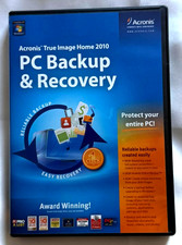 ACRONIS TRUE IMAGE PC BACKUP & RECOVERY SOFTWARE HOME 2010 DVD VINTAGE picture