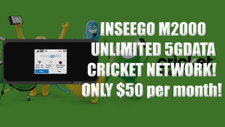 Inseego m2000 WITH UNLIMITED 5G DATA PLAN CRICKET WIRELESS ONLY $50 per month picture