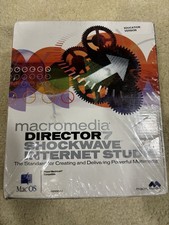 Macromedia Director 7 Shockwave Internet Studio Education Version NEW SEALED picture