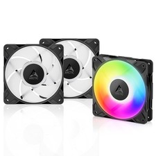 120 mm PWM Computer Case Fan 3-Pack 600-3000 RPM 5V Digital RGB Plastic 4-Pin picture
