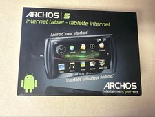 ARCHOS 5 Internet Tablet 16GB Android UNTESTED Film Intact Sealed Accessories picture