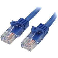 StarTech 100 ft Blue Snagless Cat5e UTP Patch Cable picture