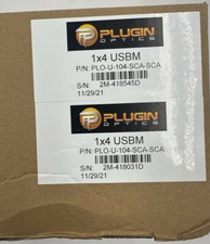 LOT OF 4 PLUGIN OPTICS 1X4 USBM PLO-U-104-SCA-SCA picture