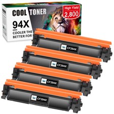 4 Pack CF294X 94X Toner Compatible With HP LaserJet Pro M118dw M148dw M148fdw picture