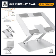 Portable Ergonomic Laptop Stand - Height Adjustable, Ventilated Cooling, Fits Up picture