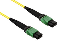 10m MTP MPO Trunk Fiber Cable OS2 12 Fiber Single Mode Type B APC Plenum picture