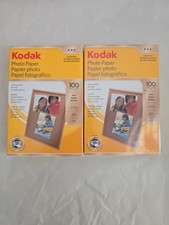 2 Boxes (1 OPEN) KODAK Photo Paper Gloss Instant Dry 4