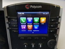Polycom VVX 410 12-Line VOIP Desktop Phone POE Skype 2200-46162-025 Open Box picture