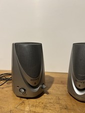 Sony SRS-A27 2.0 Channel Wired Portable Speaker System Silver Volume Control picture