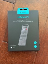 HiDock P1 - AI Voice Recorder for Meeting Anywhere / Star White picture