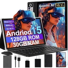 2026 Android 15 Tablet 10.1 Inch Tablets, 30GB RAM 128GB ROM 1TB Expand, 8000mAh picture