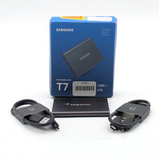 Samsung T7 2TB Portable External SSD 1050 MB/s Gray MU-PC2T0T picture