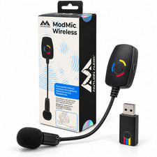 Antlion Audio ModMic Wireless Attachable Microphone aptX Low Latency GDL-0700 picture