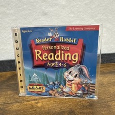 Reader Rabbit Personalized Reading Ages 4-6 Cd Rom ADAPT Tech  picture