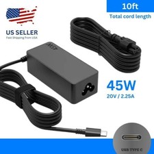 45W Type-C USB-C Laptop Charger for Dell Chromebook Lenovo HP Samsung picture