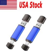 32G 64G 128GB Type C USB 2.0 Flash Drive Pen Drive Dual Drive Storage Lot picture