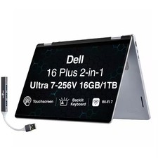 Dell - Upgraded - 16 Plus 2-in-1 16.0 WUXGA Intel Ultra 7 256V 16GB LPDDR5X picture