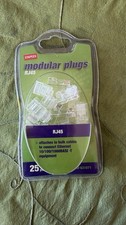 RJ45 MODULAR PLUGS STAPLES ITEM #631071 *NEW 25 PLUGS picture