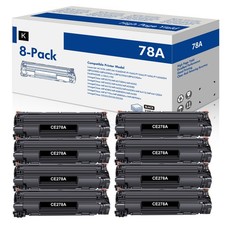 8 Pack CE278A Toner Compatible With HP LaserJet Pro M1536dn P1600 P1606 P1560 picture