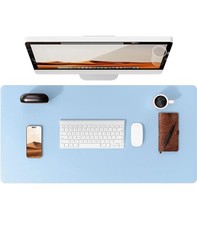 Large PU Leather Dual Sided Desk Pad Non-Slip Mouse Pad Desk Mat Writing Mat picture