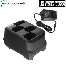 For Zebra MC32N0 MC3300 Scanner 4-Slot Battery Charger Cradle SAC-MC33-4SCHG-01 picture