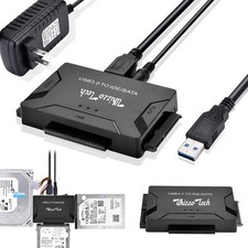 USB 3.0 to IDE/SATA Converter External Hard Drive Adapter Kit 2.5