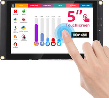 5 Inch Mini Touchscreen Monitor, TN Capacitive 5-Point Touch Screen 800×480 HD L picture