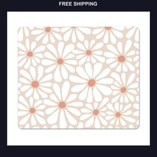 Floral Mouse Pad, Sage Green Wildflower Square Mat for Laptop & Office picture