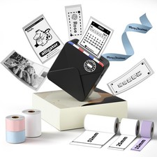 Phomemo M02S Mini Thermal Printer Smartphone 15-53mm 300DPI Label Maker picture