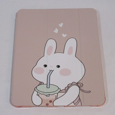 SVcase Bunny Rabbit With Boba Tea Pink Tablet Case Cover For 9.5
