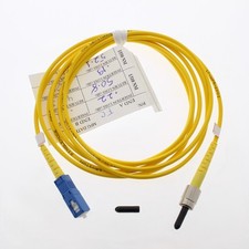2M Leviton Fiber Optic Singlemode Simplex Patch Cable Cord ST/SC PC PCSCT-S02 picture