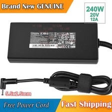 Genuine 240W AC Adapter Charger For Gigabyte Aorus 17 BSF BSG BSF-73US654SH 2024 picture